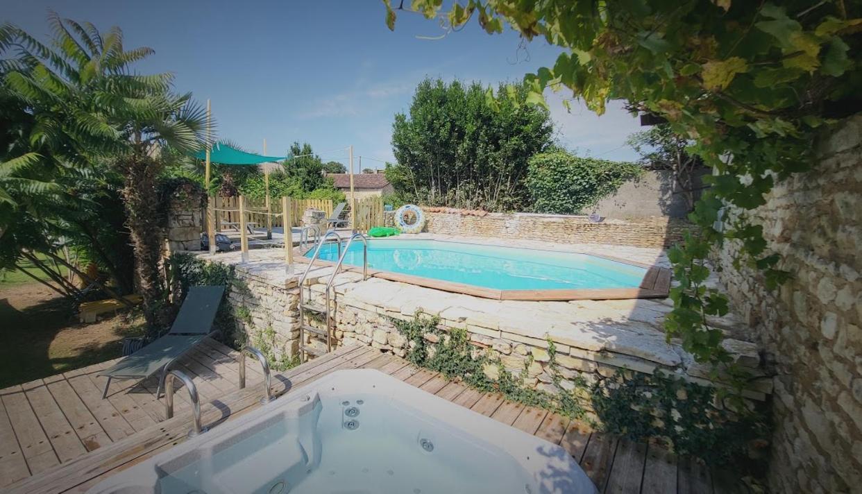 Les Chambres Du Nid Charentais La Poterie  Exterior foto